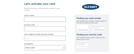 How To Activate Oldnavy.com Card In 2023